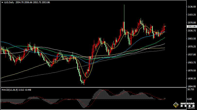 漢聲張新才:[2月2日早評]美元指數上漲乏力，現貨黃金再度新高