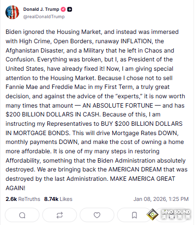 特朗普下令買入2000億美元房貸債券壓低利率！這一”救市“措施真能奏效嗎？