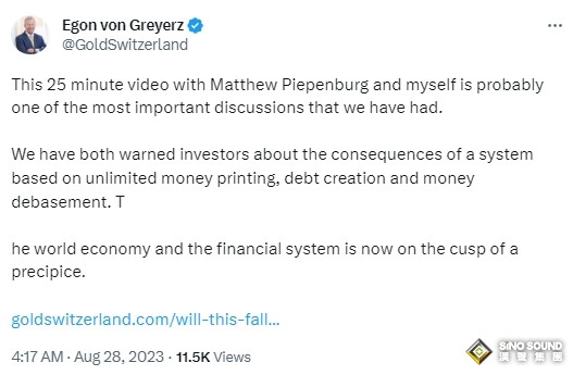 無限制印鈔“泡沫化”！貨幣歷史波動傳奇人物：全球股債將遇50-90%崩跌 黃金是“內爆”最佳避風港