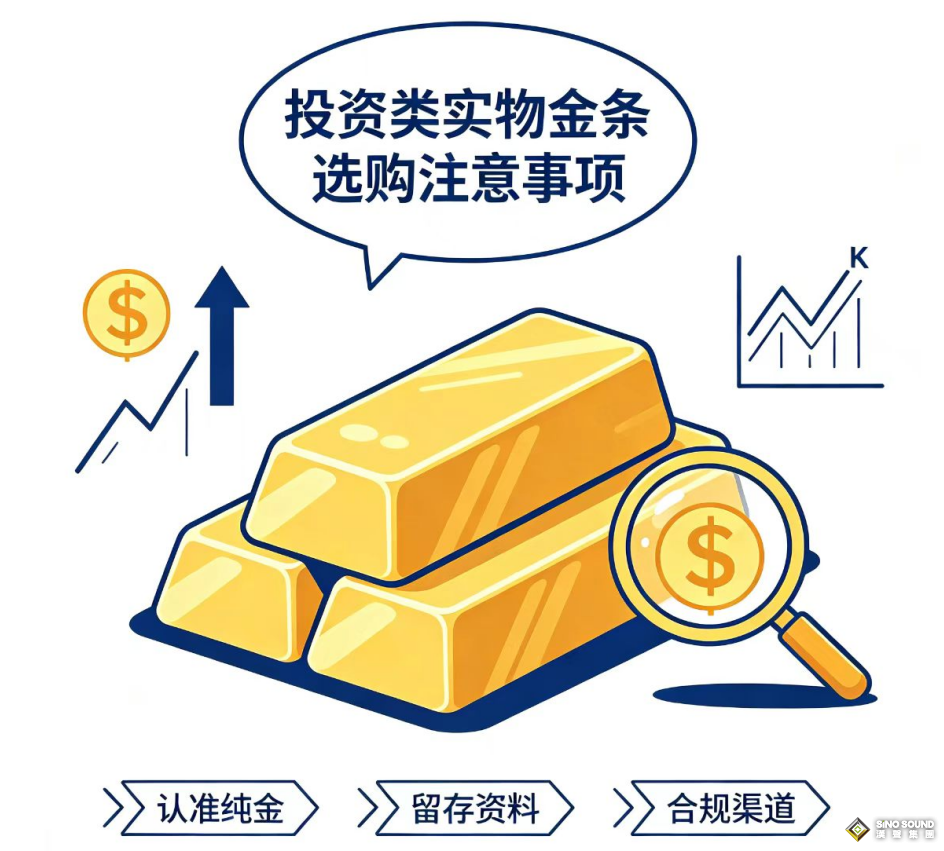 投資類實物金條選購注意事項