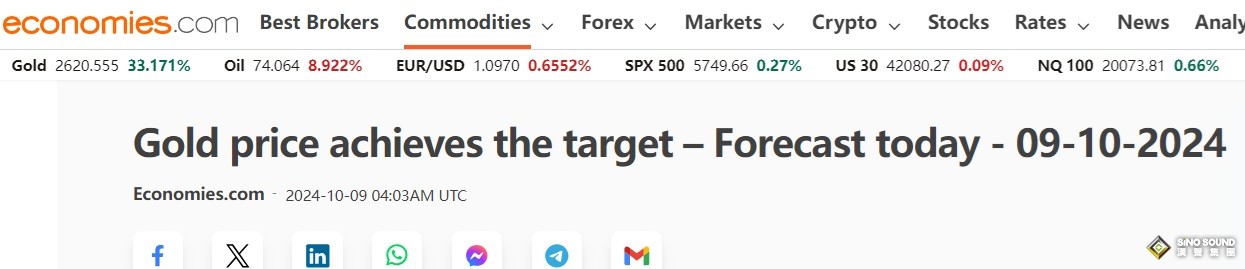 金價大跌後成功達成目標價位！知名機構：跌破下一目標恐引發更大拋售