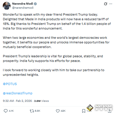 剛剛！特朗普宣佈與這國達成貿易協議 “對等關稅”即刻下調至18%