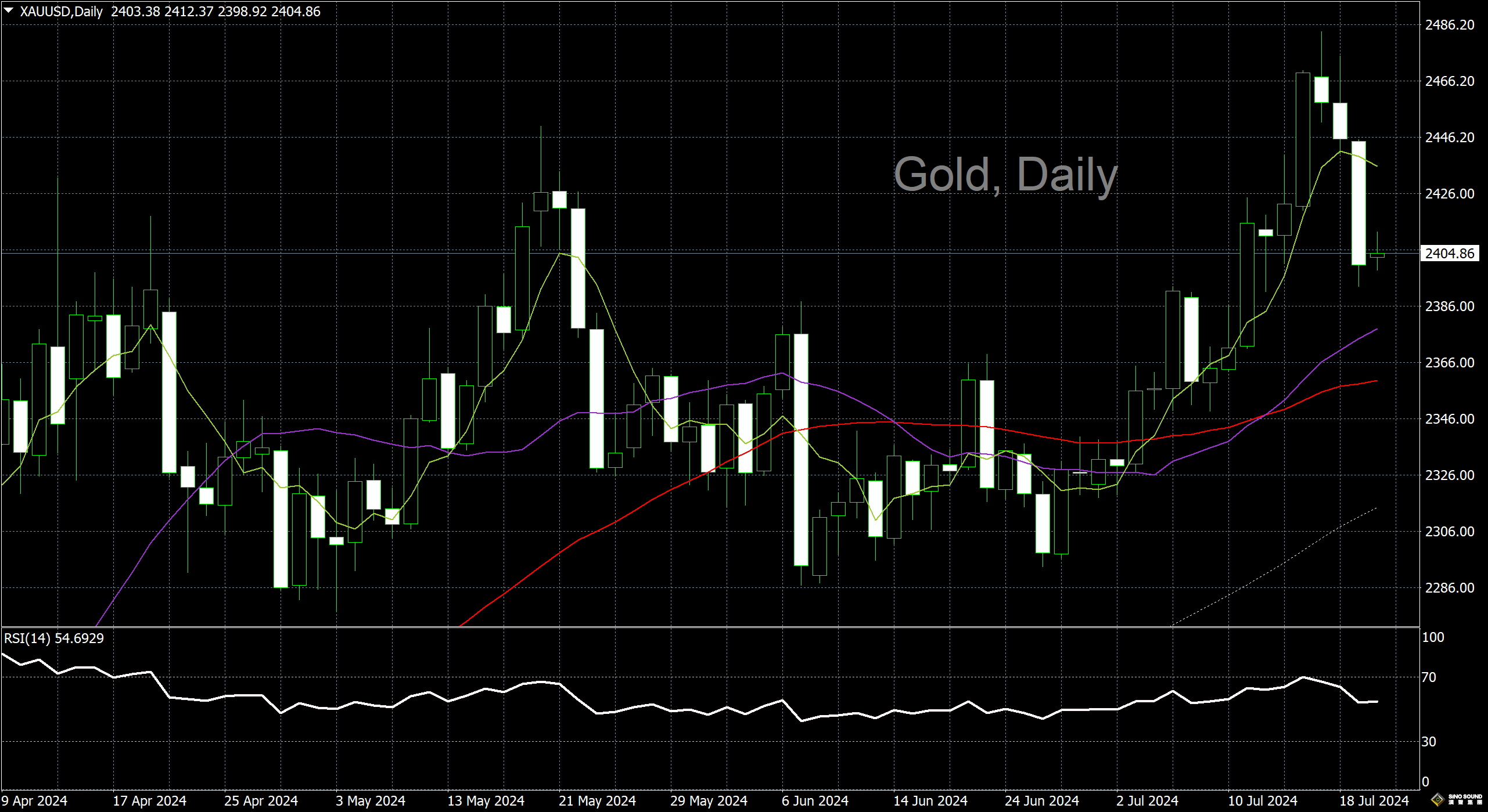 漢聲李義文:[7月22日]拜登退選連任 黃金止跌回穩